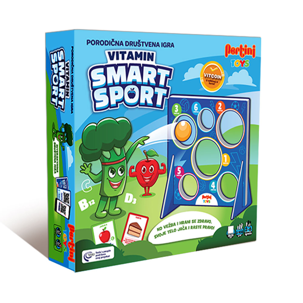 PERTINI P-0438 DRUŠTVENA IGRA VITAMIN SMART SPORT
