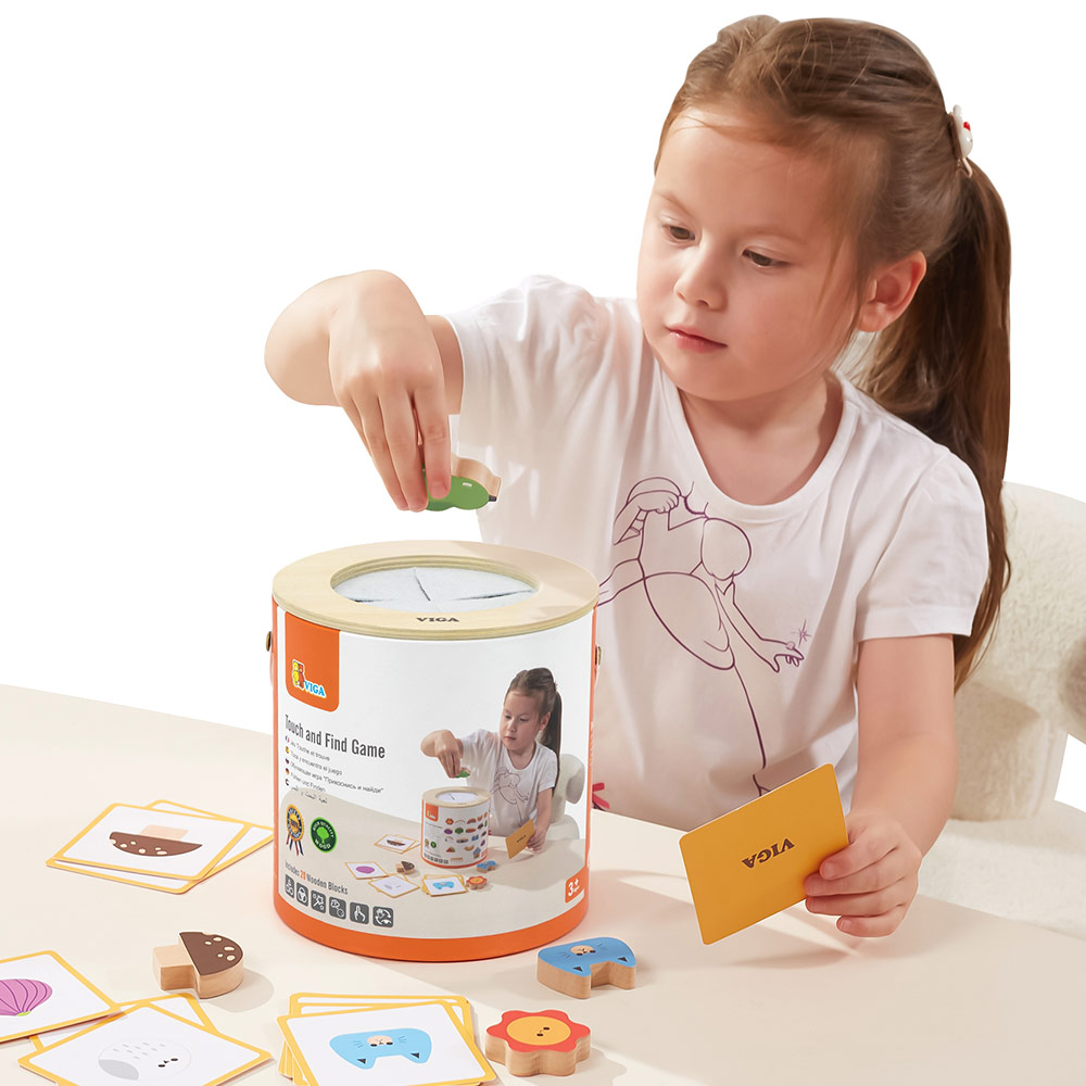 VIGA 44658 DRVENI SET PIPNI I POGODI ŠTA JE – slika 2