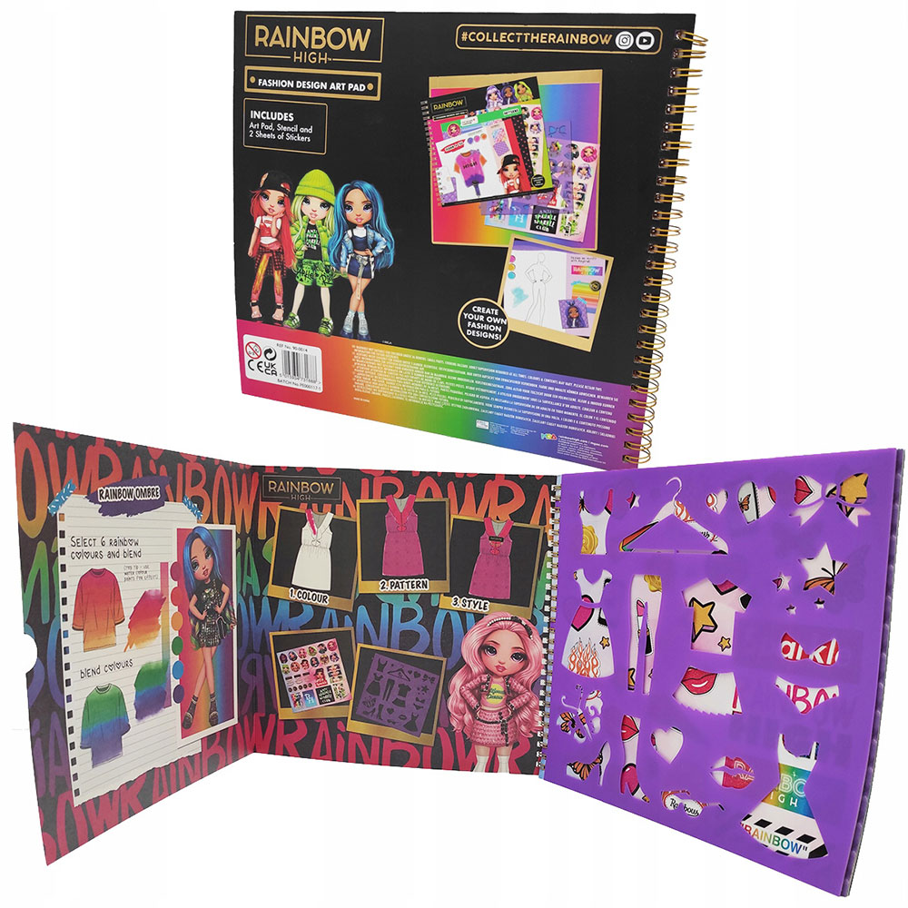 RAINBOW HIGH MODNA KNJIGA SA STIKERIMA 99-0014 – slika 2