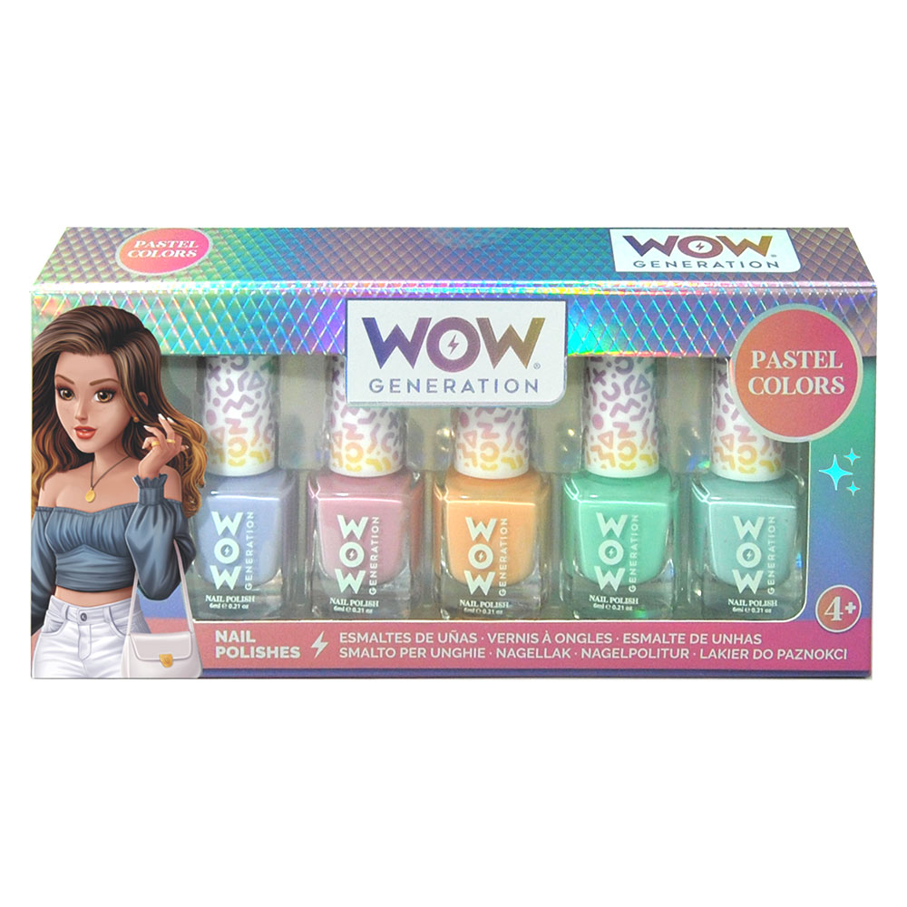 WOW GENERATION 018 SET 5 PASTELNIH LAKOVA ZA NOKTE