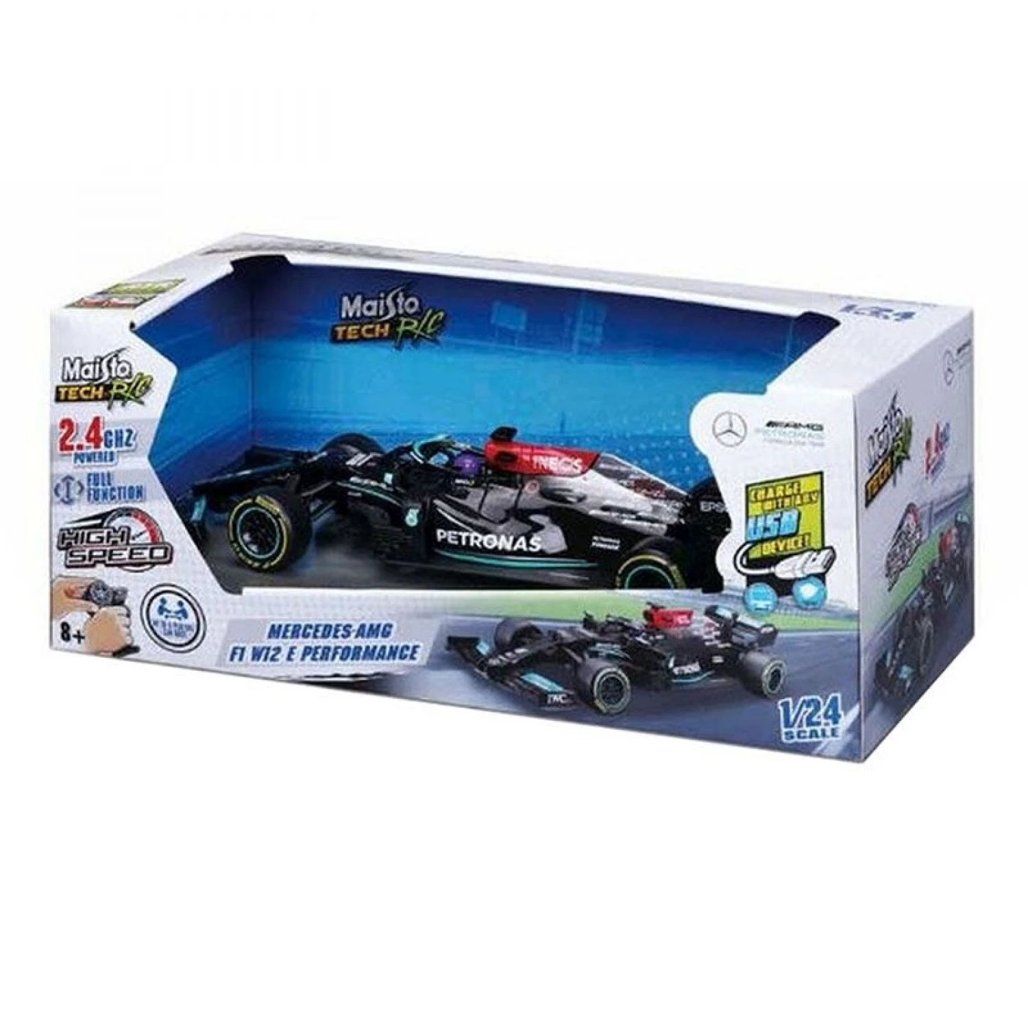 Automobil Maisto 1:24 Premium-F1 Mercedes-AMG 82355