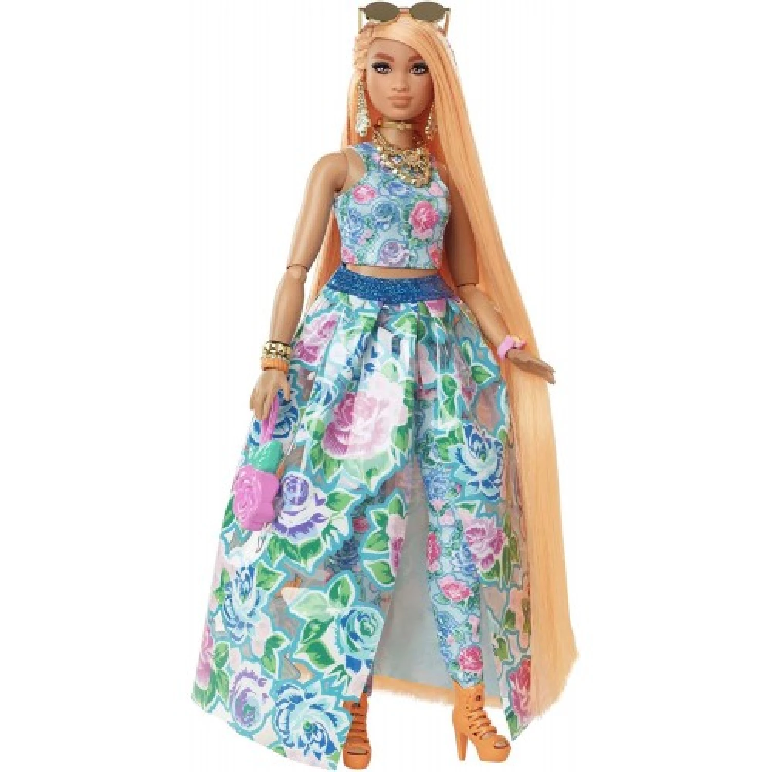 Barbie Lutka Extra Fancy Floral Look Mattel HHN14 – slika 2