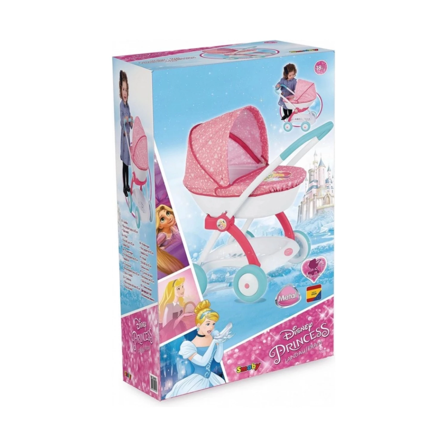 Smoby Disney Princess kolica za lutke 254102