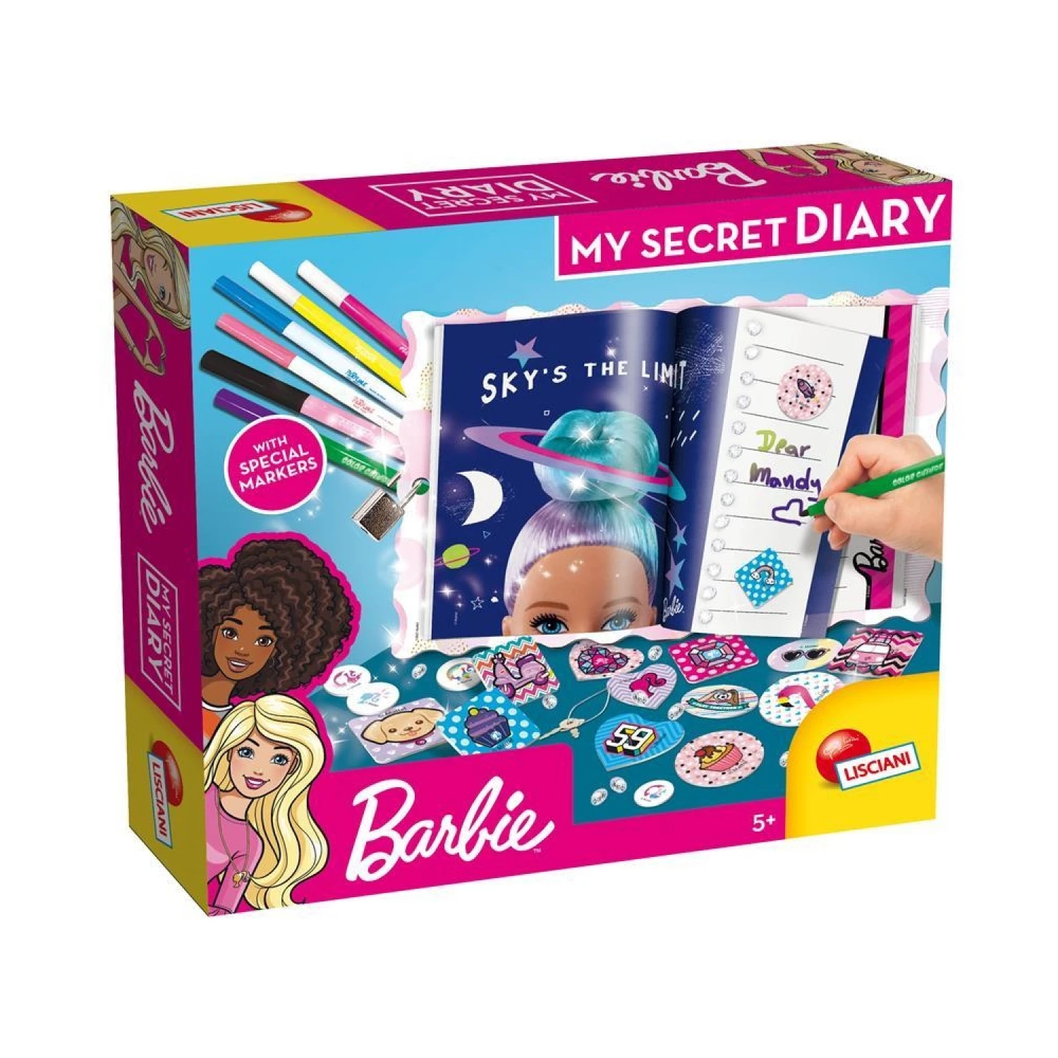 Barbie Set tajni dnevnik Lisciani 86030