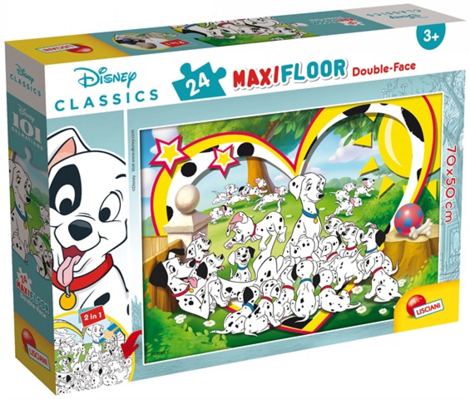 Slagalica Lisciani 24pcs Maxi 101 Dalmatinac 2u1 slozi I oboji 86641