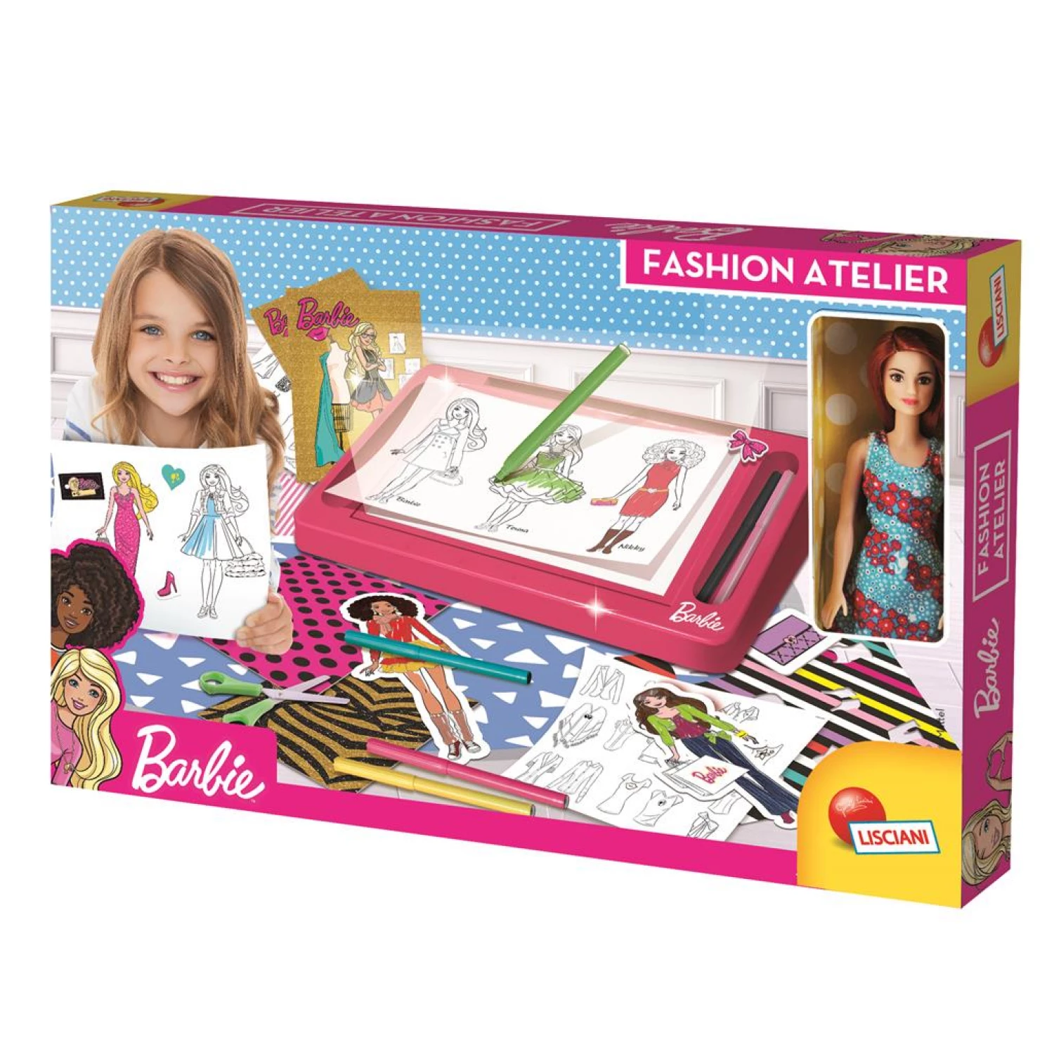 Barbie Fashion atelje sa lutkom Lisciani 88645