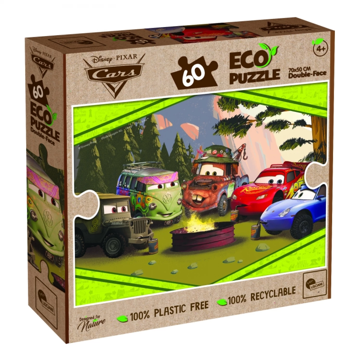 Slagalica ECO Lisciani 60pcs Cars 91867