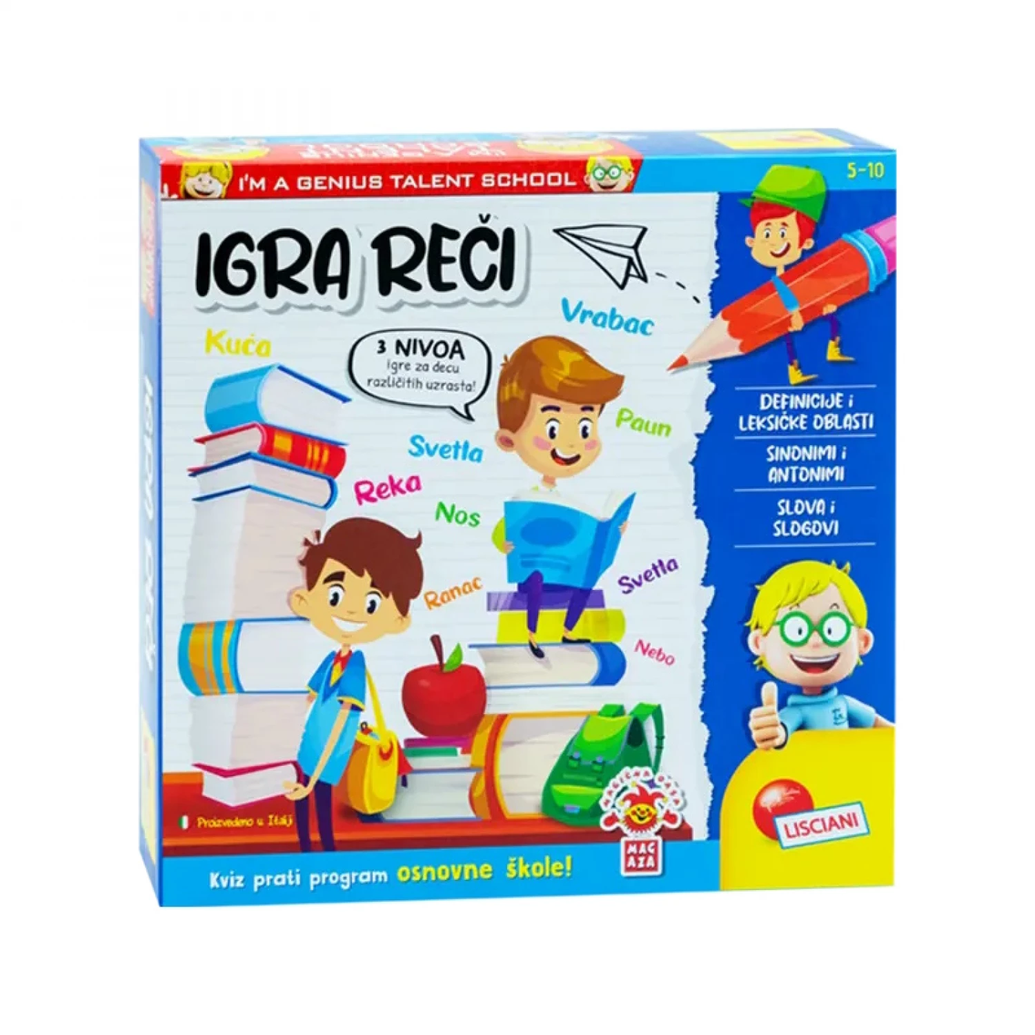 Mali Genije SR Edukativne Igra Reci Lisciani RS100484 – slika 2