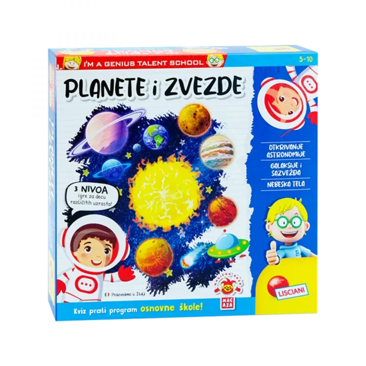 Mali Genije SR Edukativni set Planete i zvezde Lisciani RS100521