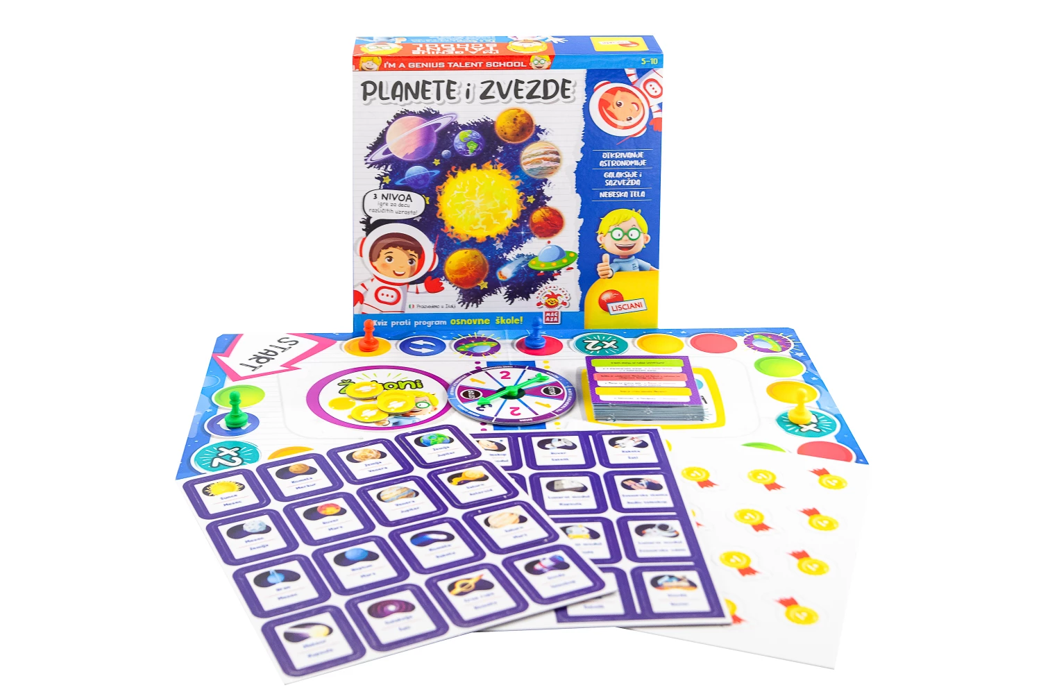 Mali Genije SR Edukativni set Planete i zvezde Lisciani RS100521 – slika 2