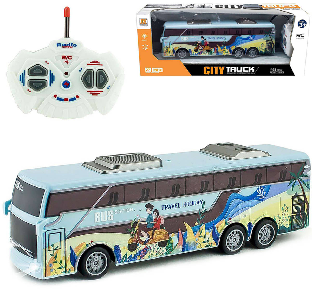 Autobus RC 1:32 27MHz 626-1B