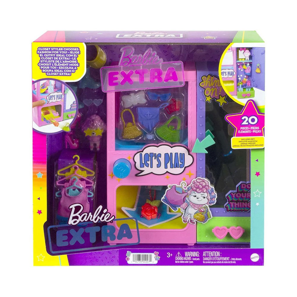 BARBIE EXTRA GARDEROBER SA DODACIMA HFG75-9593